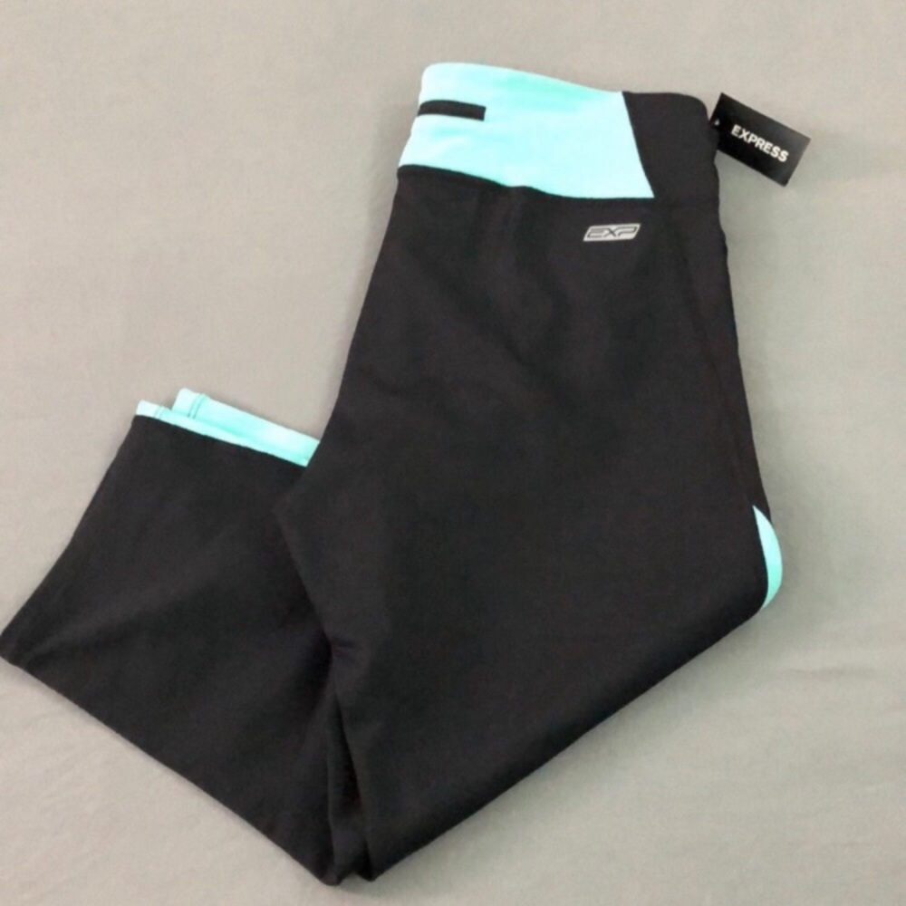 Express Performance Crop Legging Black Size Small